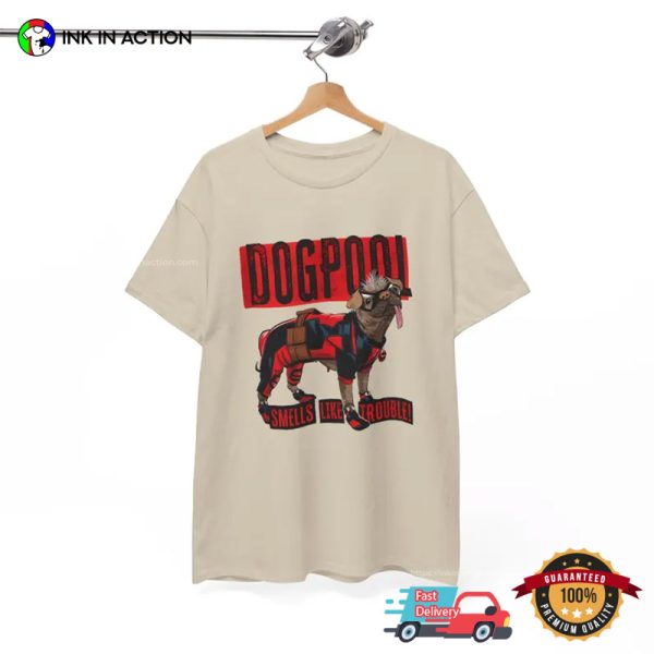 Smells Like Trouble Dogpool Marvel Deadpool And Wolverine T-shirt