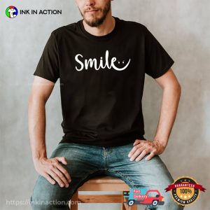 Smile Comfort Colors shirt with smiley face 1