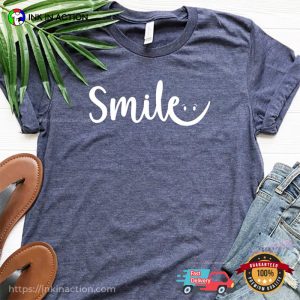 Smile Comfort Colors shirt with smiley face 3