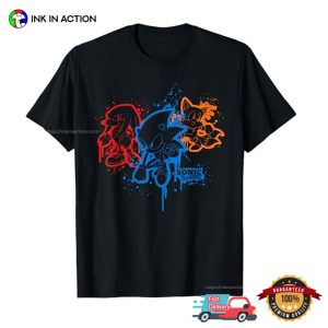 Sonic the Hedgehog Spray Paint Tee 1