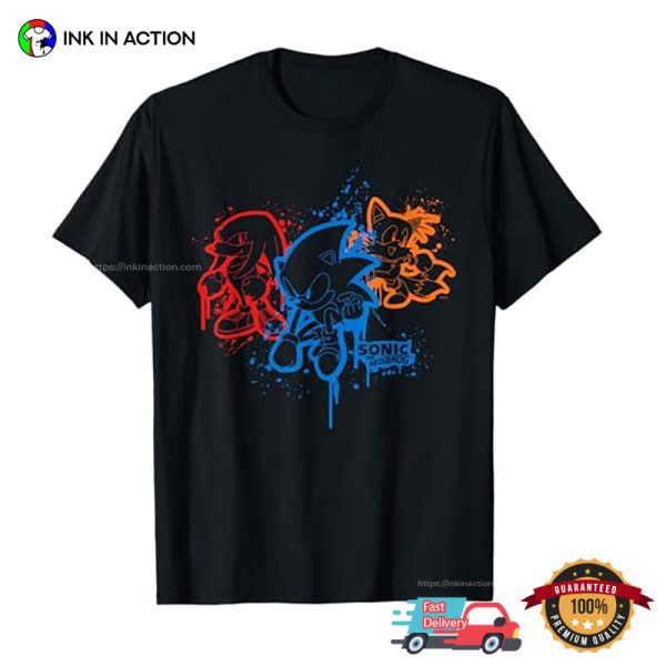 Sonic the Hedgehog Spray Paint Tee