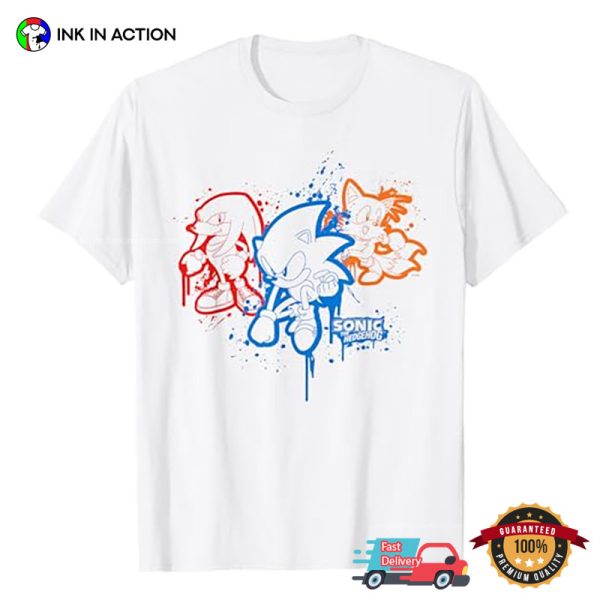 Sonic the Hedgehog Spray Paint Tee