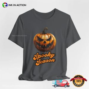 Spooky Season Creepy Jack o Lantern Shirt 2