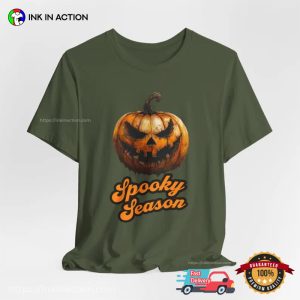 Spooky Season Creepy Jack o Lantern Shirt 3