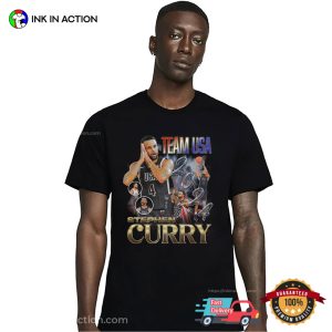 Stephen Curry Team USA Basketball 2024 Retro Shirt 1