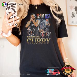 Stephen Curry Team USA Basketball 2024 Retro Shirt 2