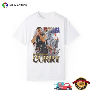 Stephen Curry Team USA Basketball 2024 Retro Shirt 3