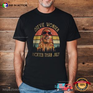 Stevie Wonder Hotter Than July Funny T shirt 2