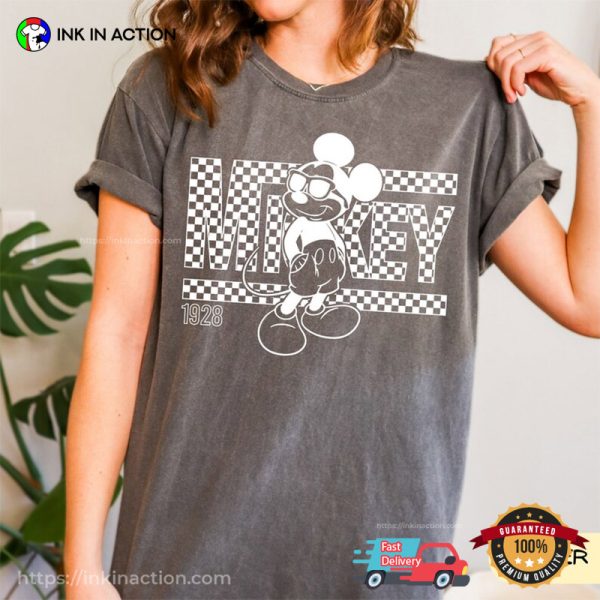 Stylist Mickey Checkered Disney Comfort Colors T-shirt