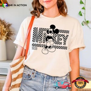 Stylist Mickey Checkered Disney Comfort Colors T shirt 3