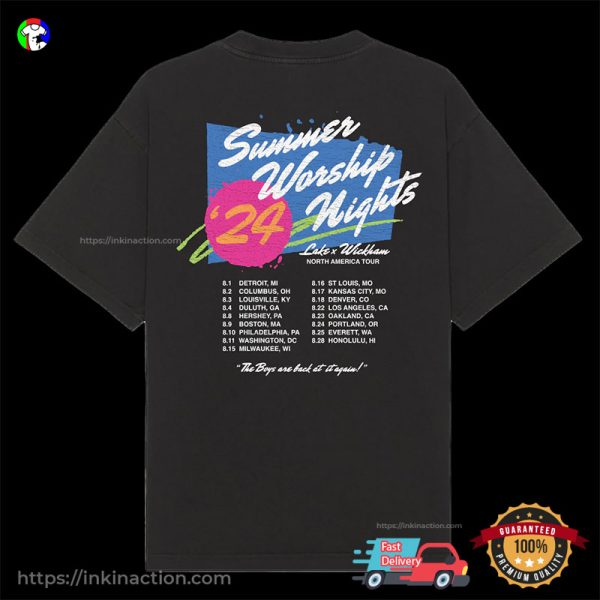 Summer Worship Nights SWN ’24 2 Sided T-shirt