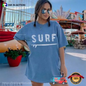 Surfboard Beach Surfer Comfort Colors T-shirt