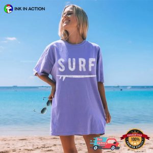 Surfboard Beach Surfer Comfort Colors T shirt 3