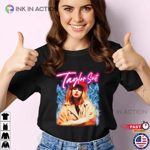 Taylor Swift On Fire Graphic T shirt 2