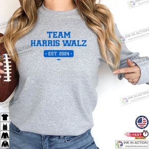 Team Harris Walz Est 2024 Election Tee