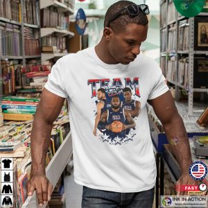 Team USA Olympic Basketball's Star T shirt 3