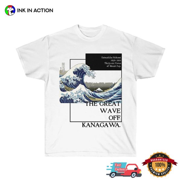 The Great Wave Off Kanagawa Japan Disaster T-shirt