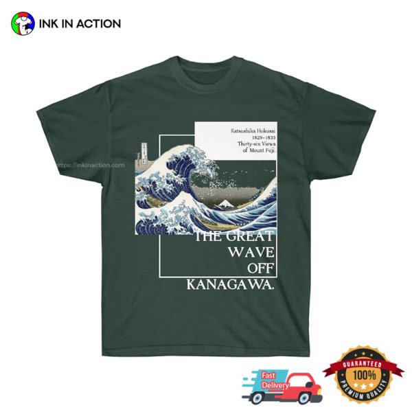 The Great Wave Off Kanagawa Japan Disaster T-shirt