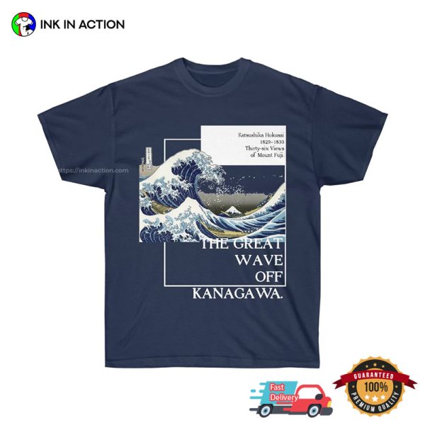 The Great Wave Off Kanagawa Japan Disaster T-shirt