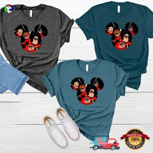 The Incredibles Disneyland Family Trip Comfort Colors Tee 1