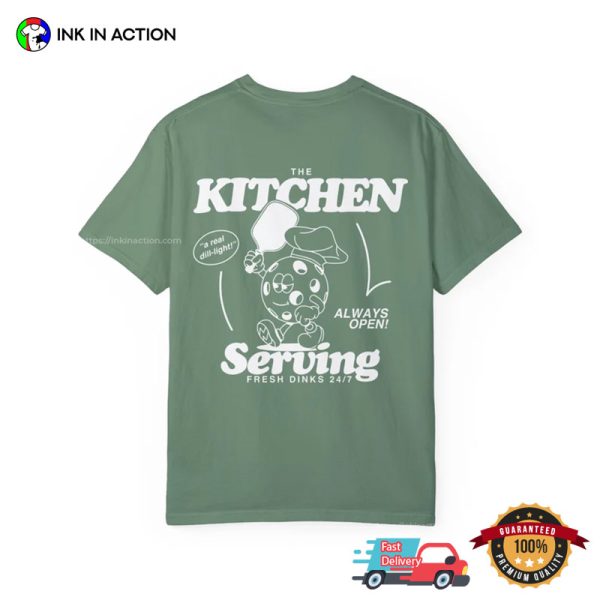 The Kitchen Pickleball Chief Serving Comfort Colors T-shirt