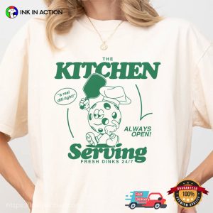 The Kitchen Serving Retro Pickleball Comfort Colors T shirt 2