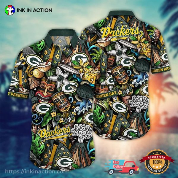 The Packers NFL Aloha Culture Hawaiian Shirt