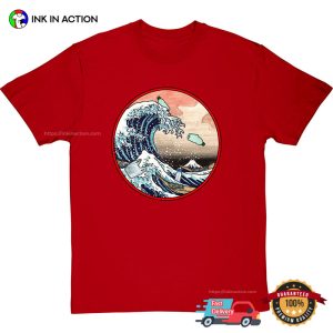 The Pollution Great Wave Off Kanagawa T shirt 3