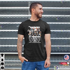 The Raiders 64th Anniversary 1960 2024 Thank You For The Memories T shirts 1