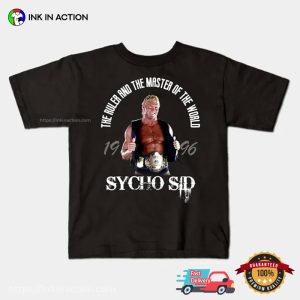 The Ruler And The Master Of The World Sycho Sid Rip T shirt 1