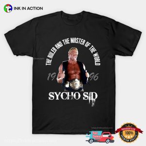 The Ruler And The Master Of The World Sycho Sid Rip T shirt 3