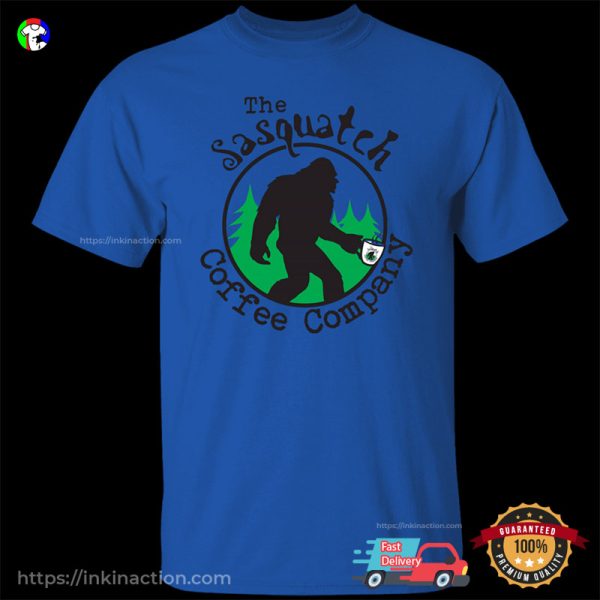 The Sasquatch Coffee Company Funny T-shirt