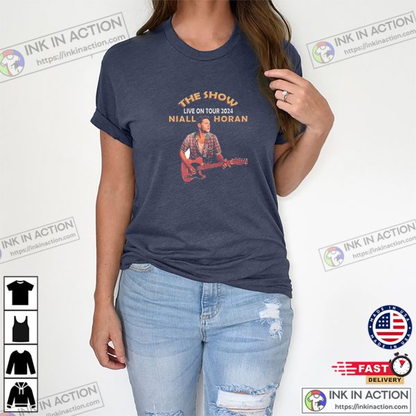 The Show Live On Tour 2024 Niall Horan Inspired Comfort Colors Tee