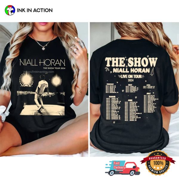 The Show Niall Horan Live On Tour 2024 Setlist Comfort Colors Shirt