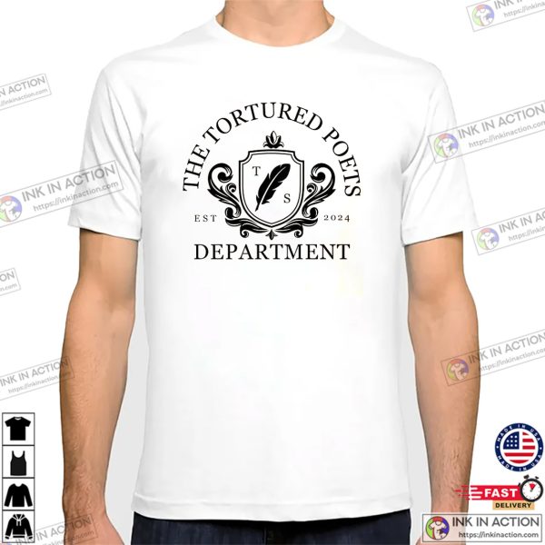 The Tortured Poets Department Taylor Swift New Album Concert T-shirt