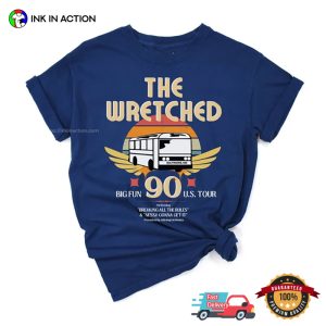 The Wretched Big Fun 90 US Tour Retro Concert T shirt 2