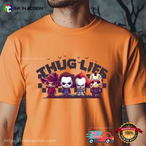 Thug Life Horror Movie Character cute halloween shirts 2