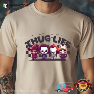 Thug Life Horror Movie Character cute halloween shirts 3