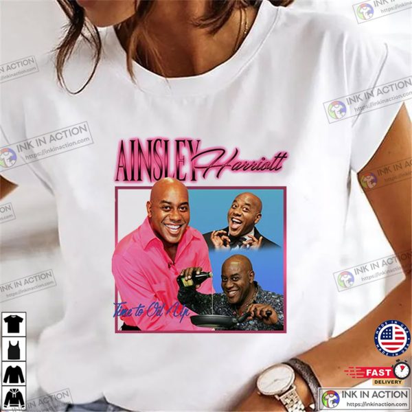 Time To Oil Up Funny Meme Ainsley Harriott T-shirt