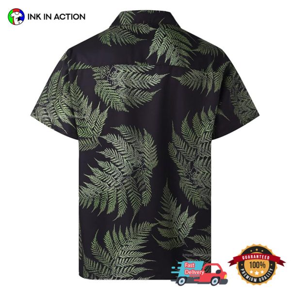 Tropical Leaf Basic Hawaiian T-shirt