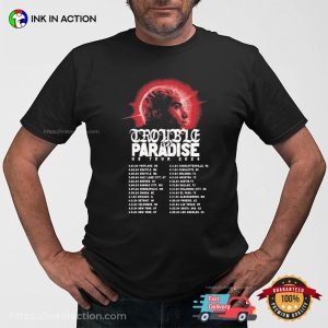 Trouble In Paradise Us Tour 2024 Setlist T shirt 3