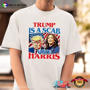 Trump X Harris For President 2024 Graphic Art Tee 2