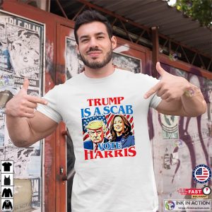 Trump X Harris For President 2024 Graphic Art Tee 3