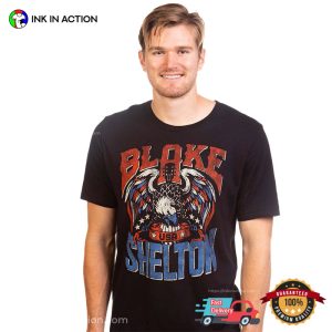 USA Eagle Blake Shelton Vintage 90s T shirt 2