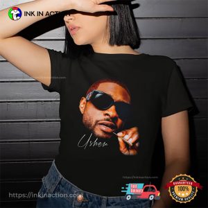 USHER Face Funny T shirt 3