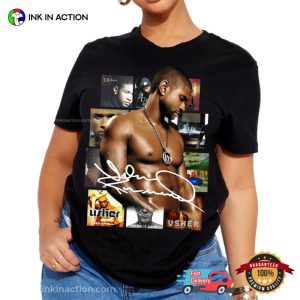 Usher Albums Concert Graphic T shirt 1