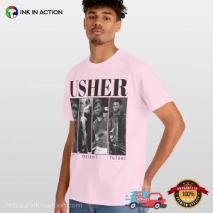 Usher Past Present Future Concert Retro 90s T shirt 1