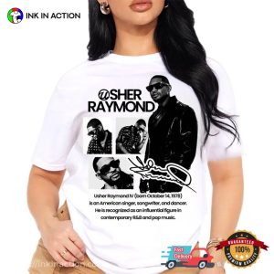 Usher Raymond Vintage 90s Style Graphic T-shirt