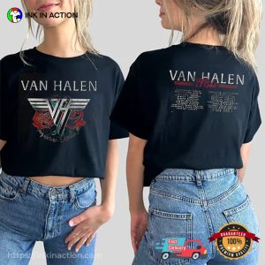 Van Halen 84 Tour Retro Rock Band Concert T-shirt