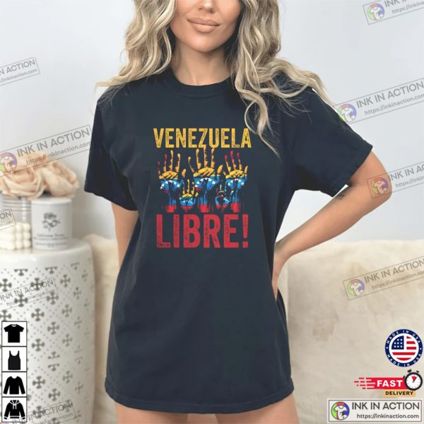 Venezuela Libre Venezuela Freedom T-shirt